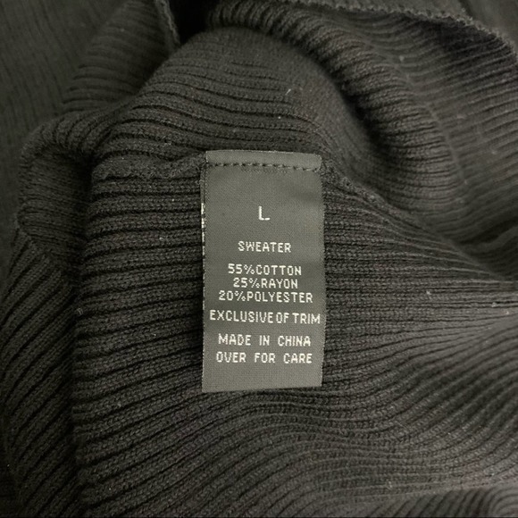 BCX Black Midi Bodycon‎ Ribbed Sweater Dress - NWT - Picture 9 of 11